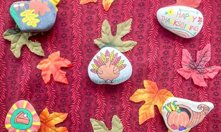 Thanksgiving Painted Rocks