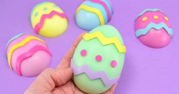 Painted Easter Egg Soap