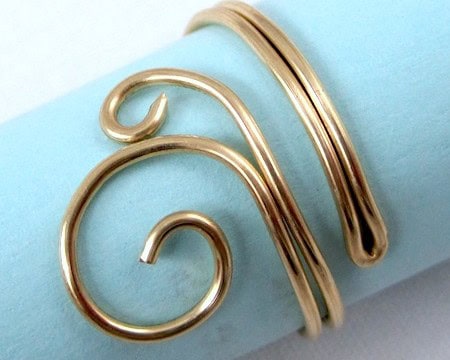 Easy Folded Wire Rings