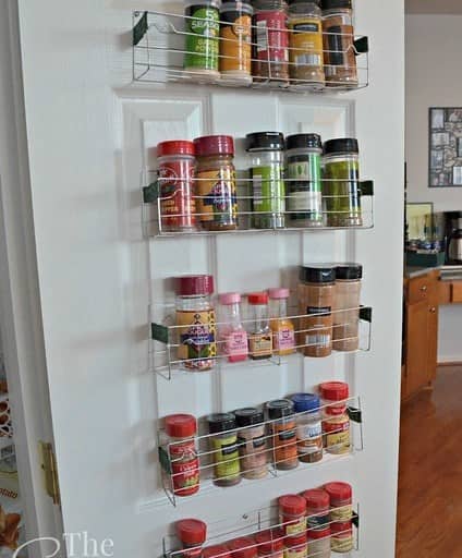 DIY Dollar Store Spice Racks