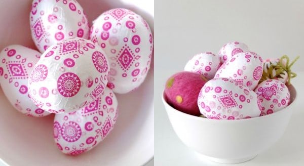 Decoupage Easter Eggs