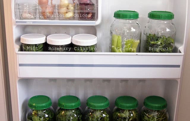 Ball Glass Jars are Great for Fresh Produce Storage