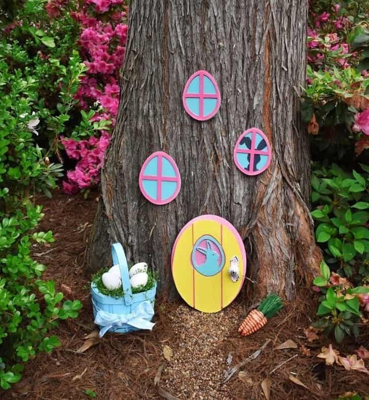 DIY Easter Bunny Garden Hideaway