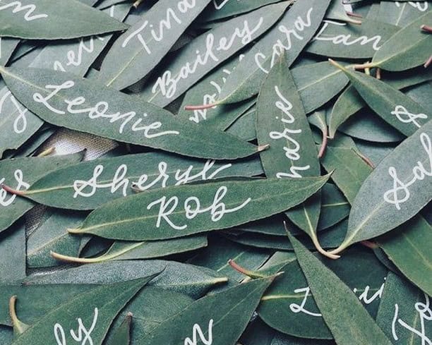 Leaf Place Cards