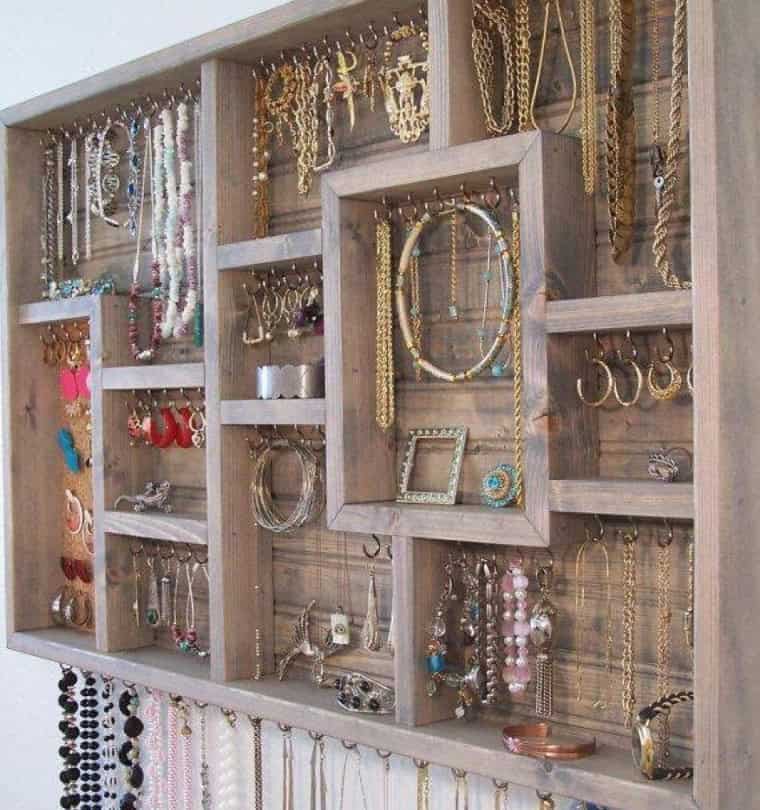 Wall-Mounted Jewelry Organizer