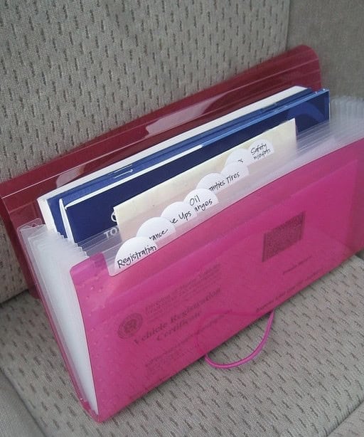 Car Documents Folder