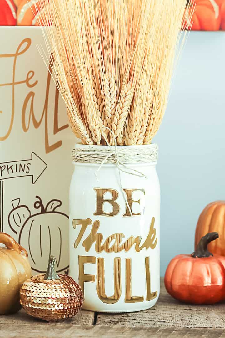 THANKSGIVING MASON JARS