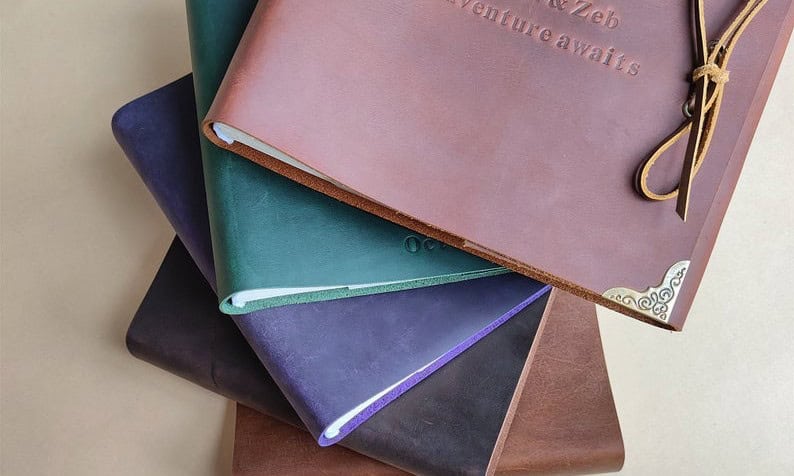 Personalized Leather Photo Album