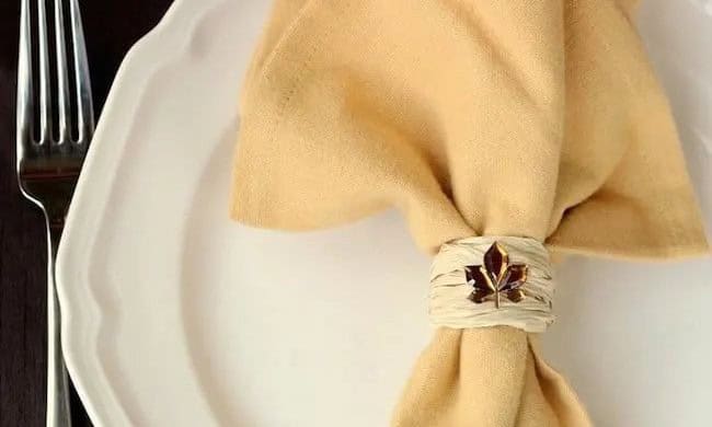 Natural Fall Napkin Rings