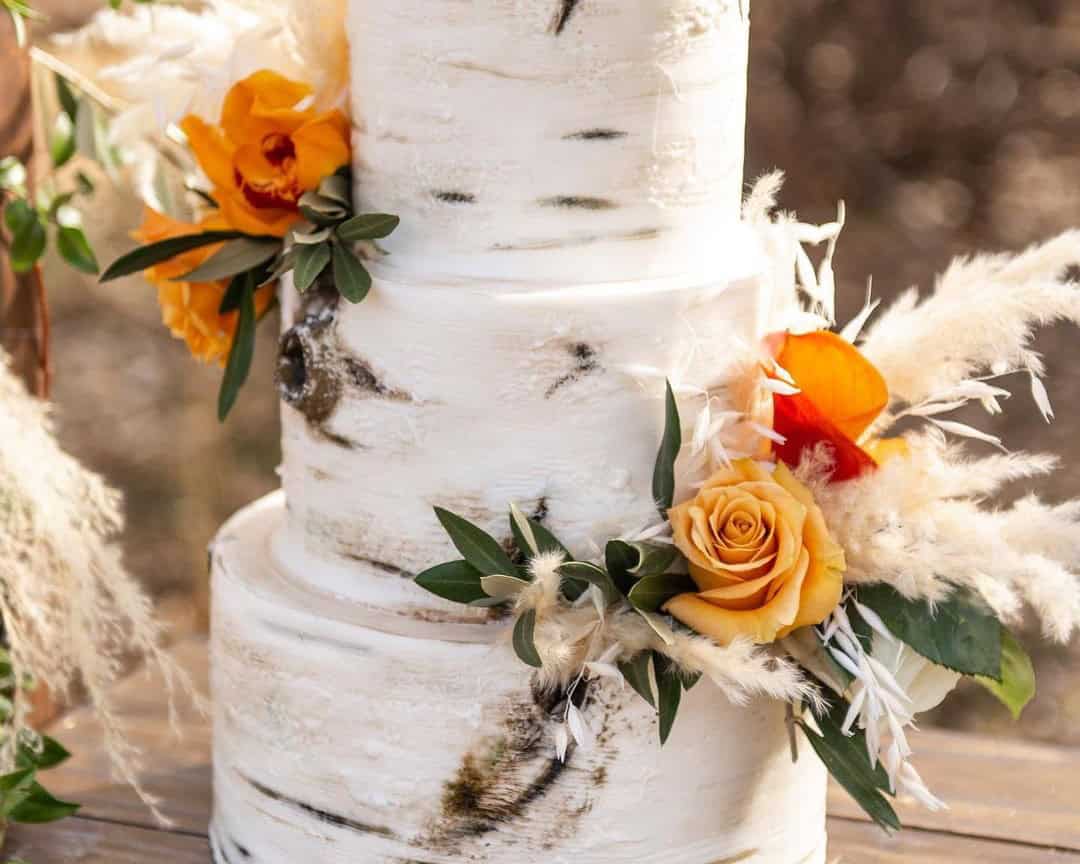 Earthy Wedding Cake