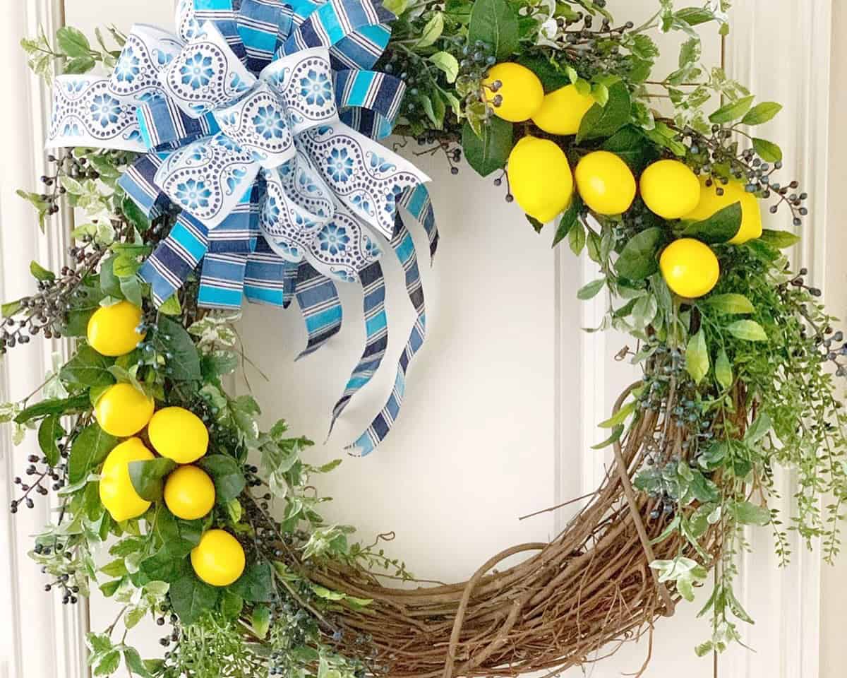 Lemon Foliage Wreath