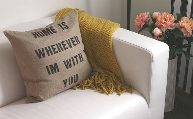 DIY Quote Pillow