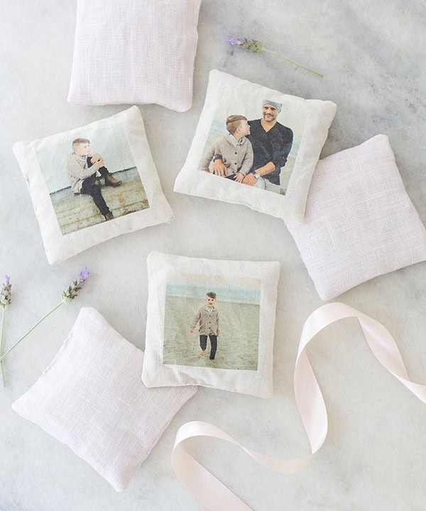 Lavender Sachets with Photos