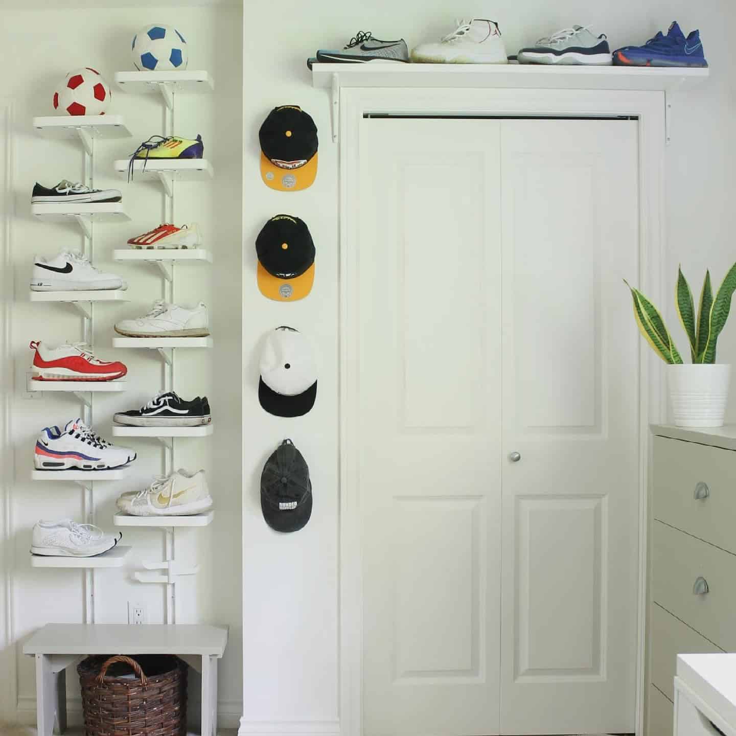 Wall Shoe Shelves