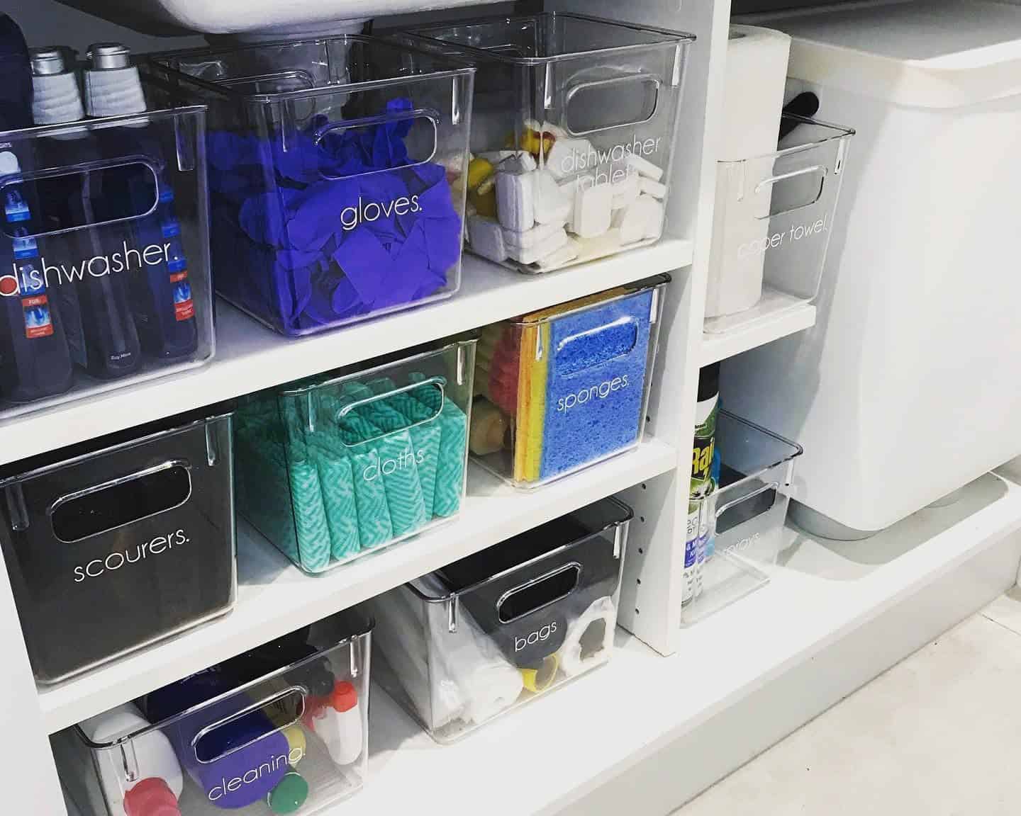 Acrylic Storage Bins