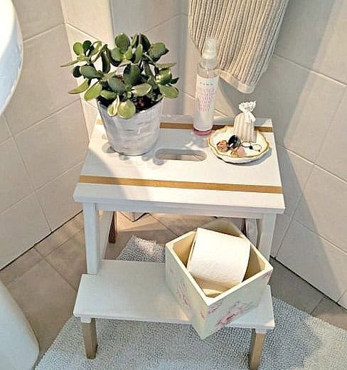 Every Bathroom Needs to Have a Step Stool Organizer