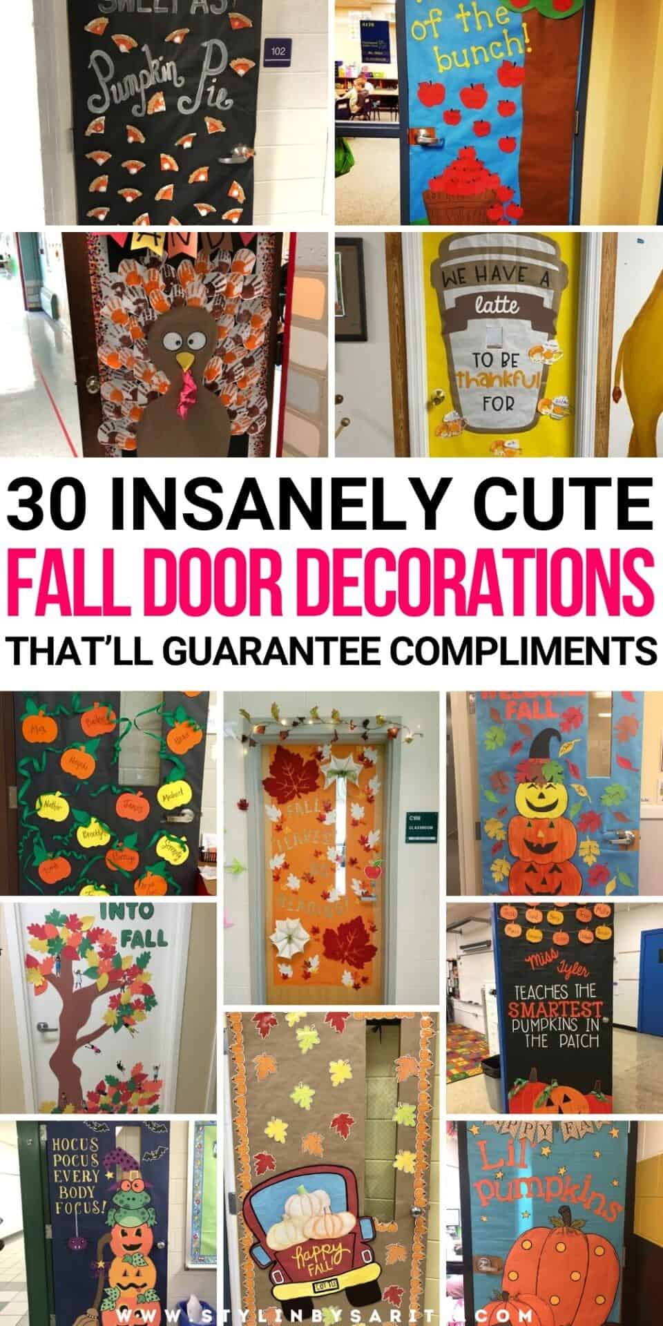 30 AMAZING FALL CLASSROOM DOOR DECORATIONS