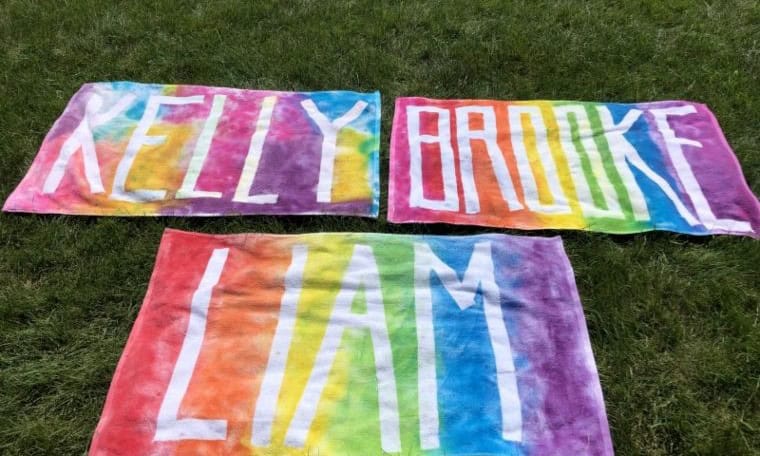 Tie and Dye Beach Towels