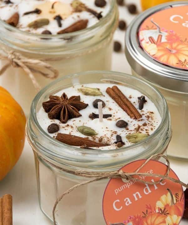 Pumpkin Spice Candles