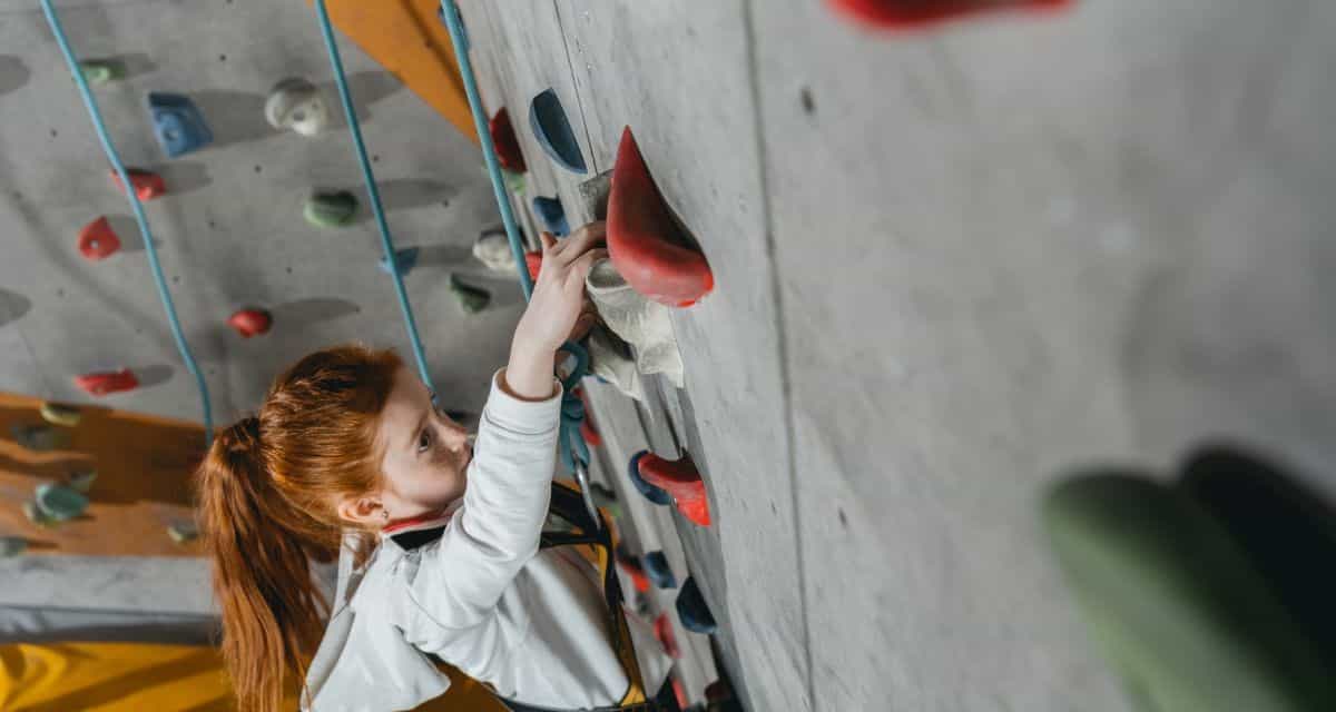 Go indoor rock climbing