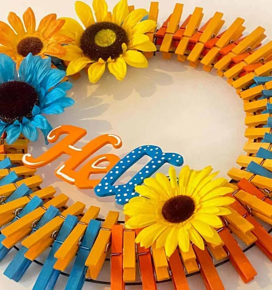 Sunflower Wreath