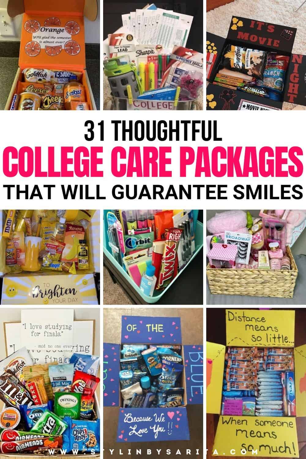 31 THOUGHTFUL AND CUTE COLLEGE CARE PACKAGES