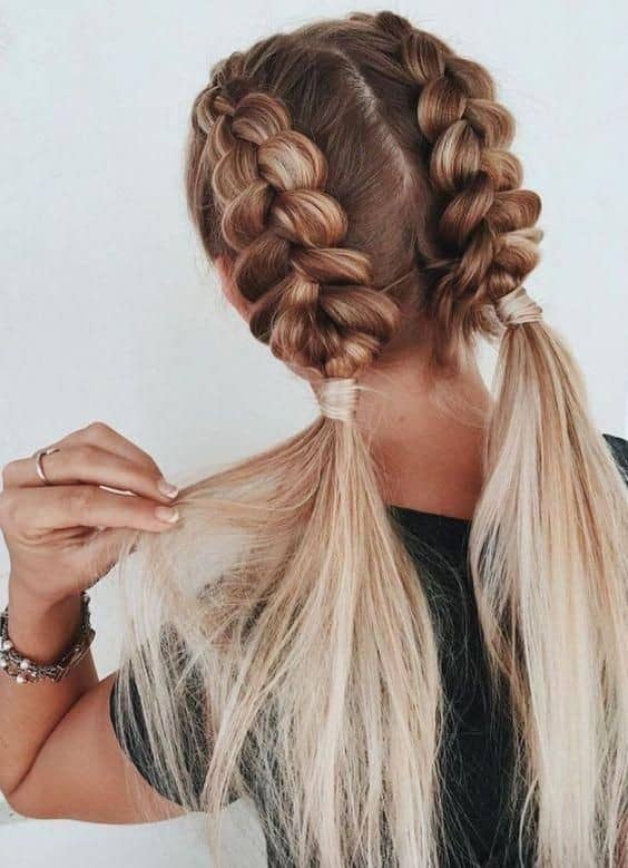 HALF DUTCH BRAID