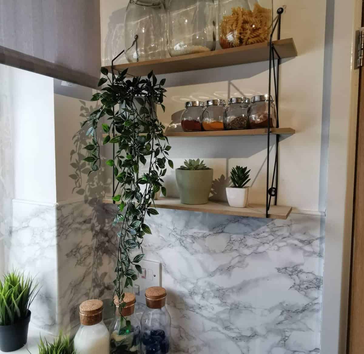 DIY Hanging Shelf