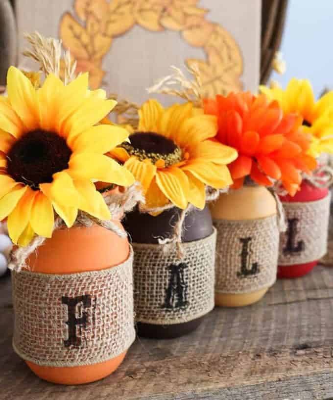 Fall Mason Jars