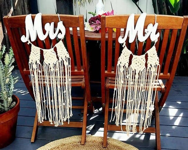 Macrame Bridal Chairs