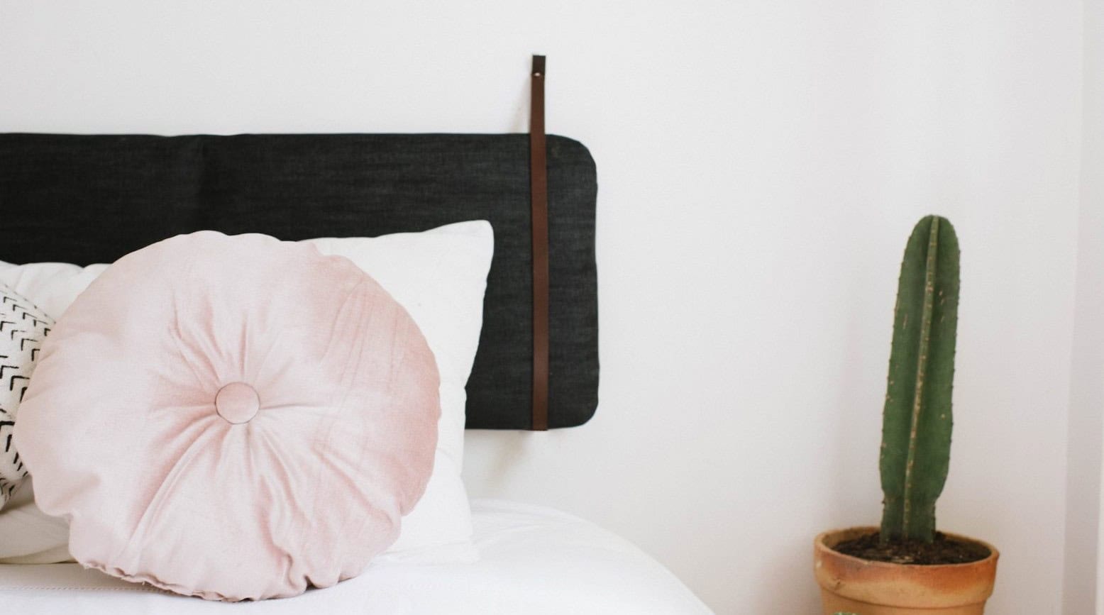 Simple Floating Cushioned Headboard