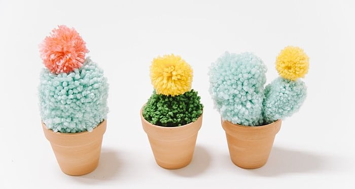 Fake Pom-Pom Cacti