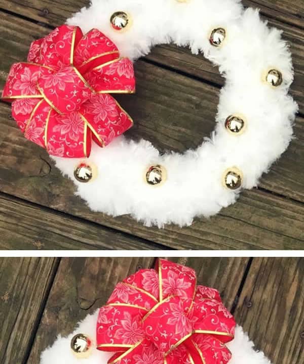 Fluffy, Snowball Wreath