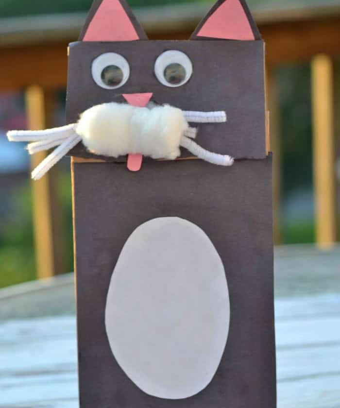 Pussycat Paper Bag Puppet