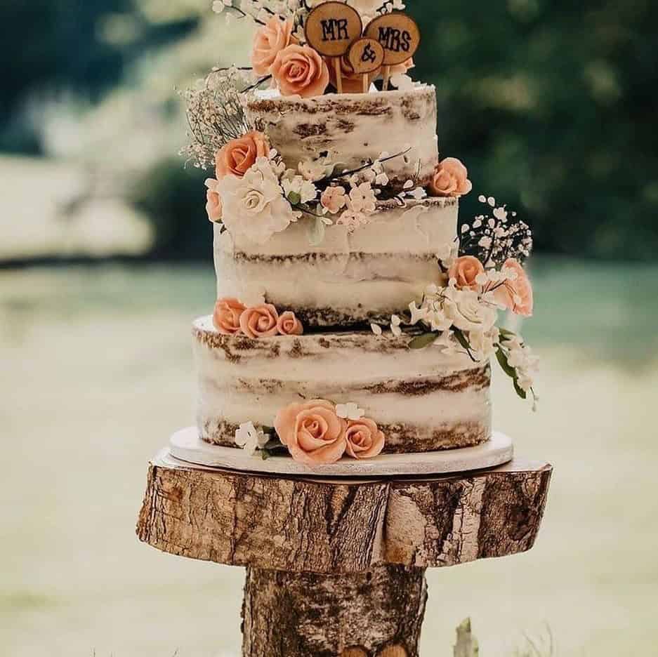 Rustic cake toppers