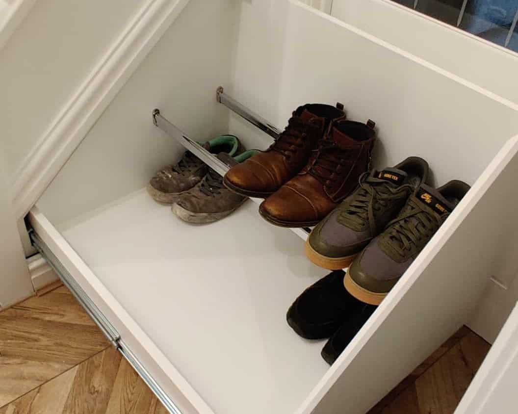 Under-Stair Shoe Storage