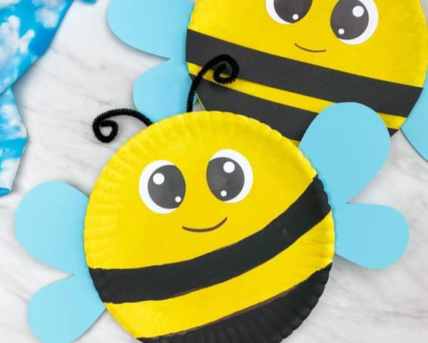 Bumblebee Paper Plates