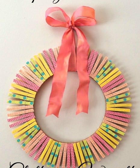 Clothespin Wreath