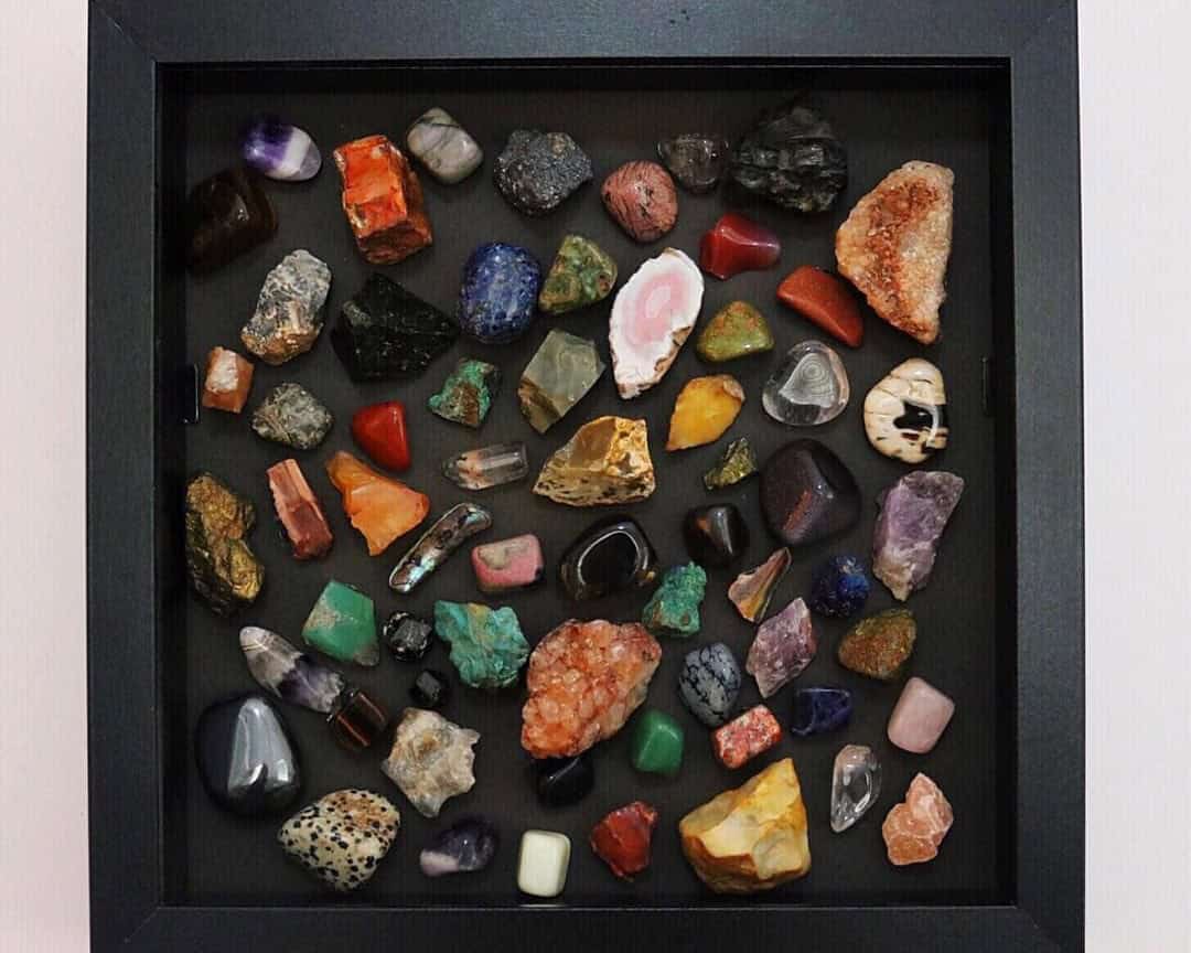 Framed Rocks and Minerals