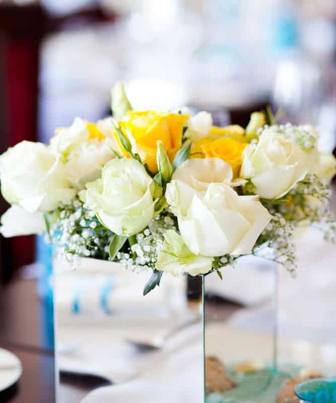 Mirrored Flower Arrangement