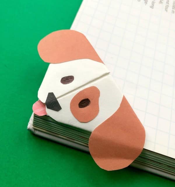 Origami Dog Corner Bookmarks