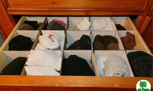 DIY Sock Divider