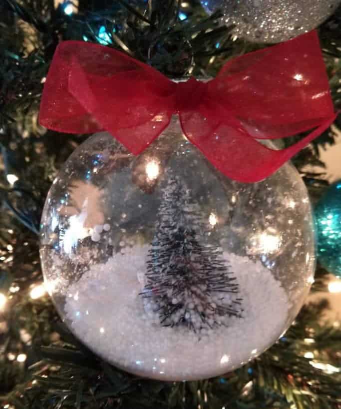 Christmas Snow Globe Ornament