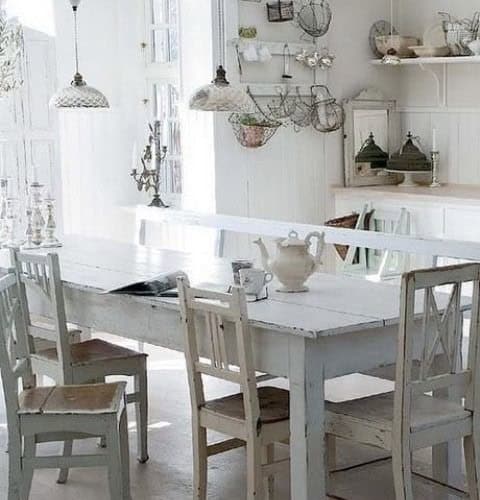 Whitewashed Kitchen Furniture