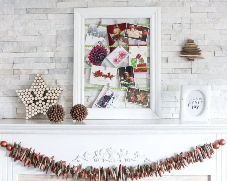 Copper Dipped Driftwood Garland