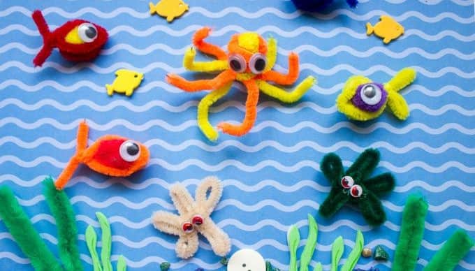 Pipe Cleaner Fishing Game