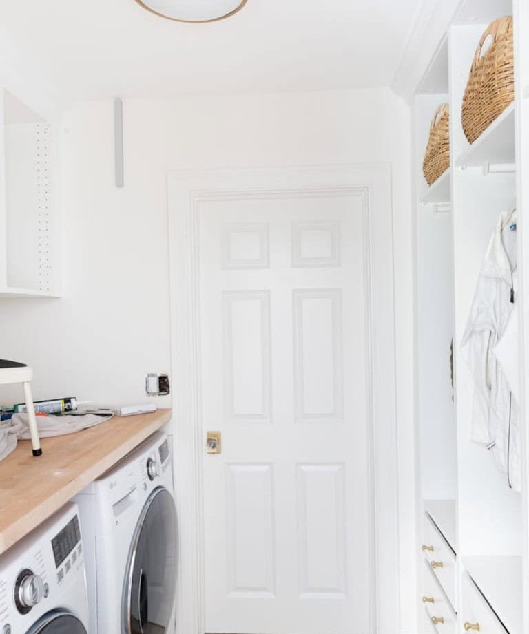 DIY Laundry Room Closet