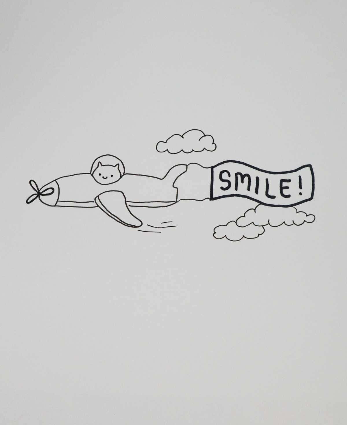 Fly By with a Smile