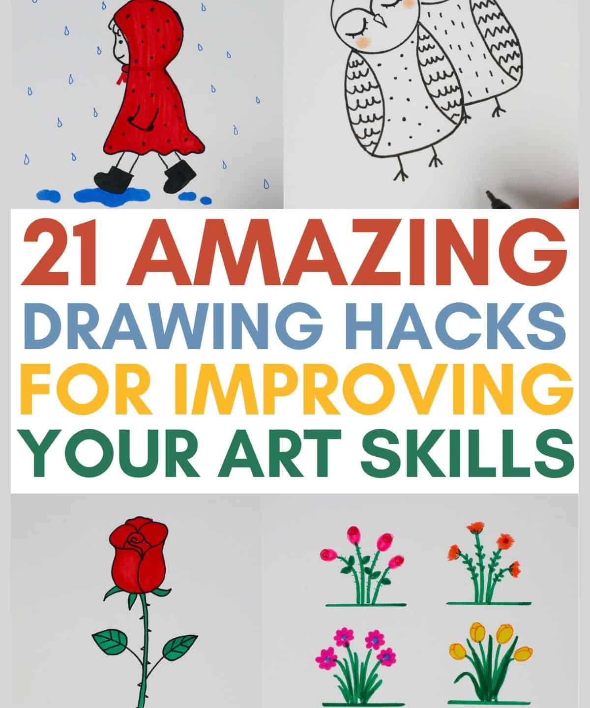 21 Genius Drawing Hacks for Everyone