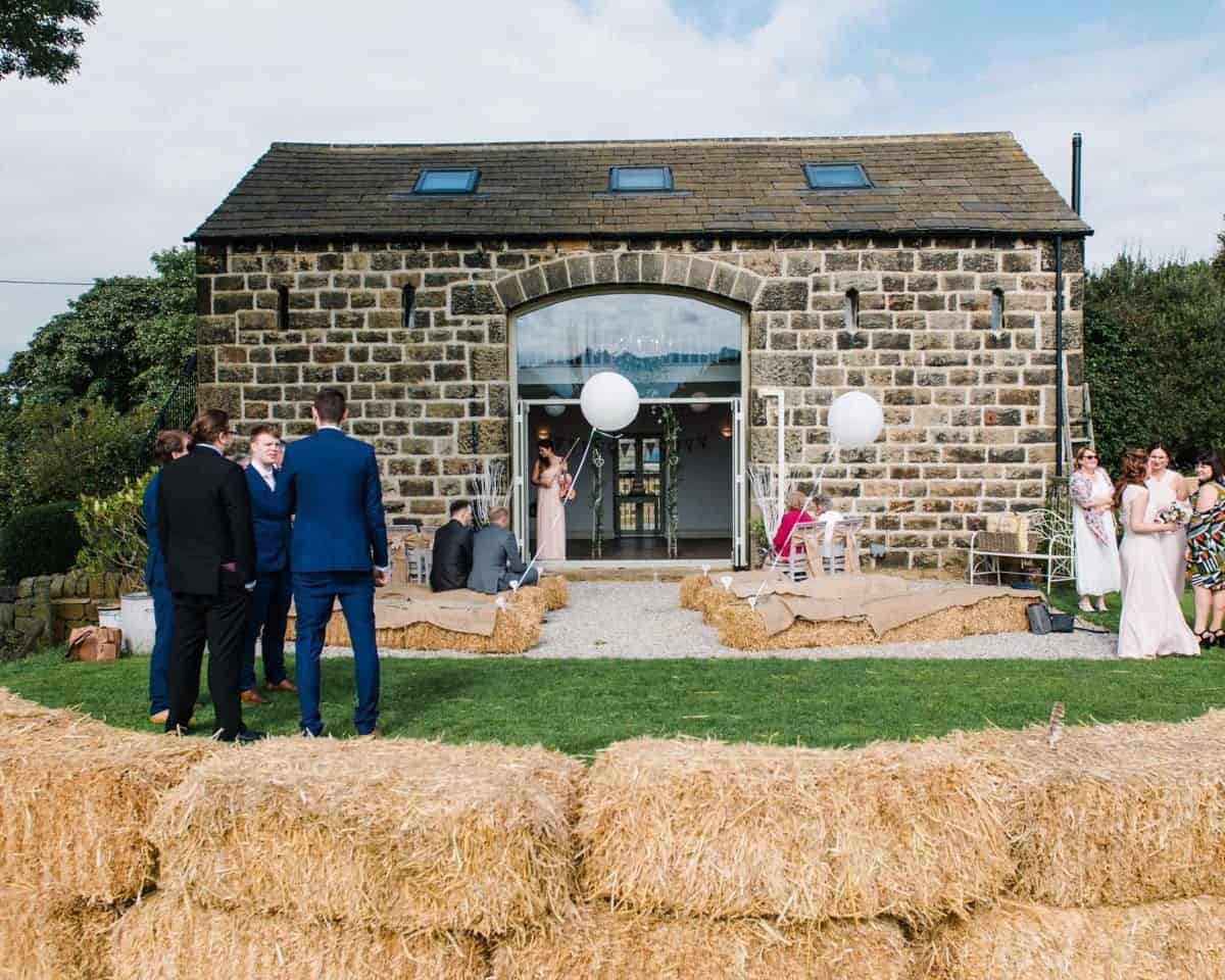 Hay Bale Seating Arrangement